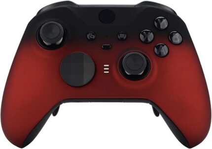 Custom Controllerzz Elite Series 2 Controller Compatible With Xbox One, Xbox Series S and Xbox Series X (Red & Black Fade)