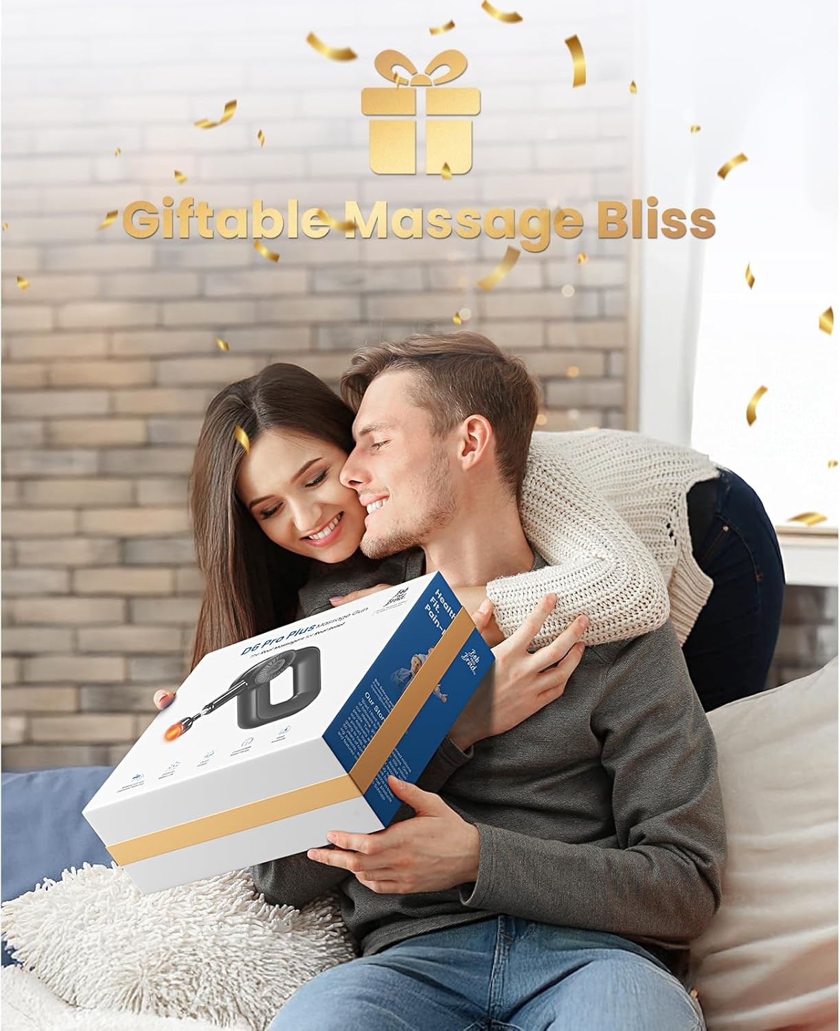 fitness2 BOB AND BRAD D6 Pro Plus Massage Gun with Heat, Deep Tissue Percussion with 16mm Amplitude, Professional Muscle Massager Gun for Athletes, Quiet Electric Handheld Massager - Image 1