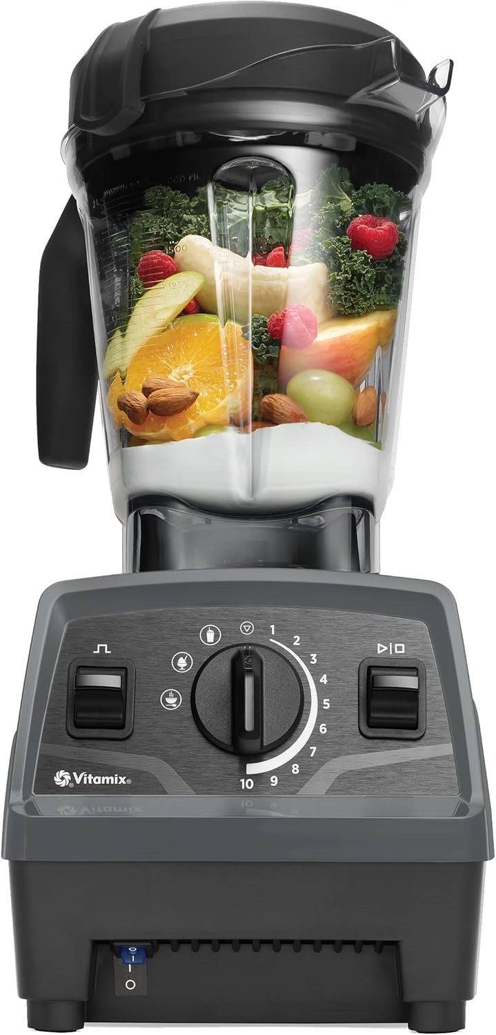 kithcen2 Vitamix Explorian Professional Grade Blender, 3 Presets: Smoothie, Frozen Dessert and Hot Soup, 64oz Pitcher, Slate - Image 1