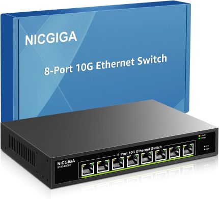 8 Port 10G Ethernet Switch Unmanaged