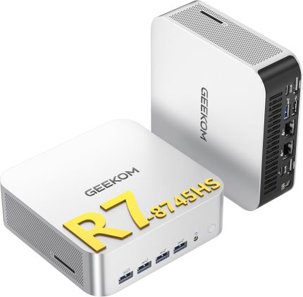 GEEKOM A8 Max Mini PC[Ultimate Performance Edition] with AMD Ryzen 7 8745