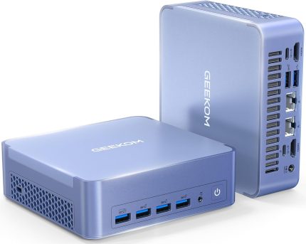 GEEKOM Mini PC AX8 Max, Dual 2.5G Lan AMD Ryzen 7