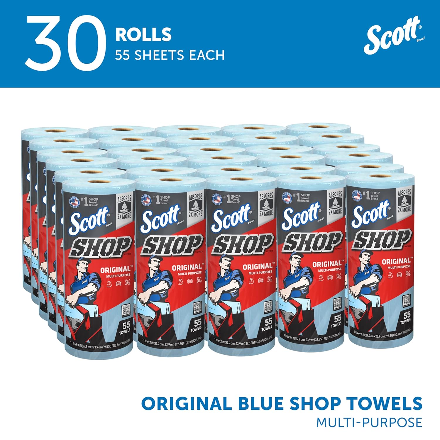 fitness1 Scott Shop Original Blue Towels (75130)