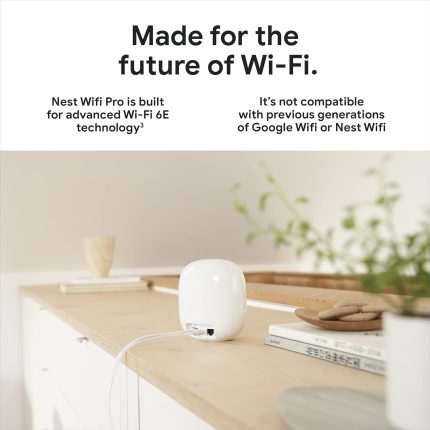 Google Nest WiFi Pro - 6E - Reliable Wi-Fi System