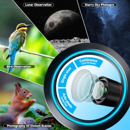 Smart Telescope with 4K Astrophotography Camera