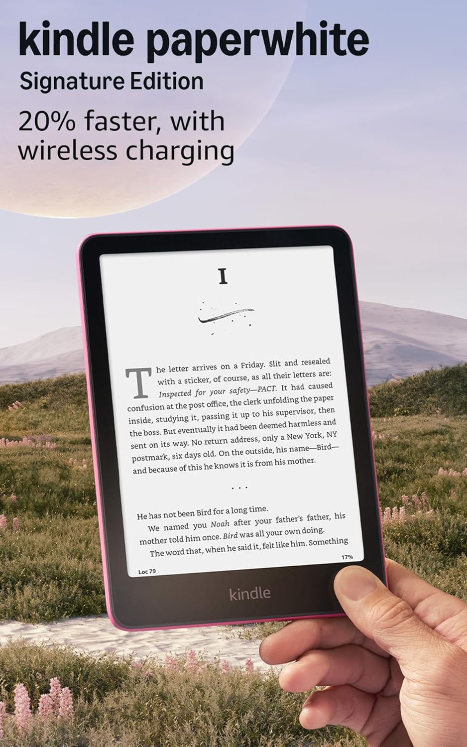 Amazon Kindle Paperwhite Signature Edition 32GB with Wireless Charging and Auto-Adjusting Light Amazon Kindle Paperwhite Signature Edition 32GB newest model metallic black with wireless charging and auto adjusting front light